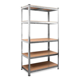 Regál s vysokou nosnosťou HEAVY, max 875kg, 90x40x180cm, strieborná