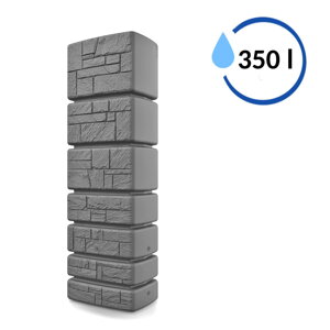 Sud na dažďovú vodu TOWER STONE svetlo šedý 350l