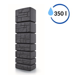 Sud na dažďovú vodu TOWER STONE antracit 350l