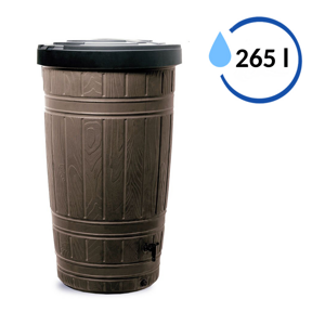 Sud na dažďovú vodu WOODCAN 265l hnedý 