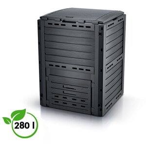 Záhradný kompostér - Compogreen Woody 280 l čierny