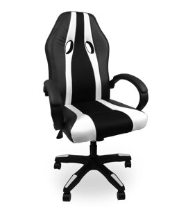 Aga Herná stolička MR2060 čierno - biela