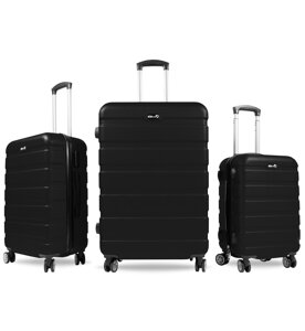 Aga Travel Sada cestovných kufrov MR4650 čierna