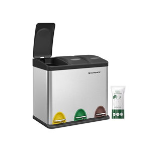 Kôš na separovanie odpadu SORT 24l (3x8l), oceľová