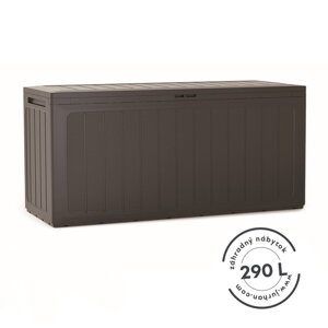 Odkladací box BOARDEBOX hnedý 290L - 116 cm