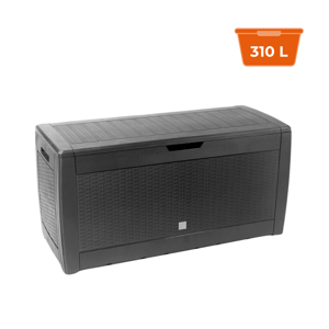 Odkladací box RATO, 310l, 119x48x60cm, antracitová
