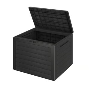 Úložný box WOODEBOX - 190L, 78x44x55cm, antracitová