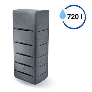 Sud na dažďovú vodu TOWER STONE granit 720l
