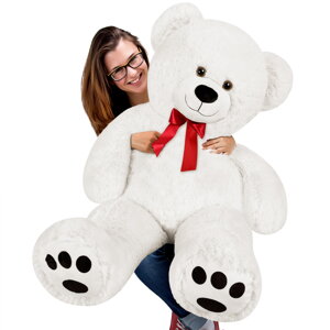 Veľký biely plyšový medveď  140 cm - XXL