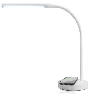 LED lampa na písací stolík Horizon biela
