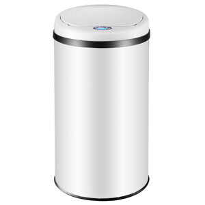 Bezdotykový odpadkový kôš - automatické otváranie - 56 litrov  biely