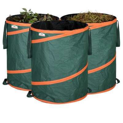 3 dielny set záhradná taška Popup 85 l + šnurovacia funkcia