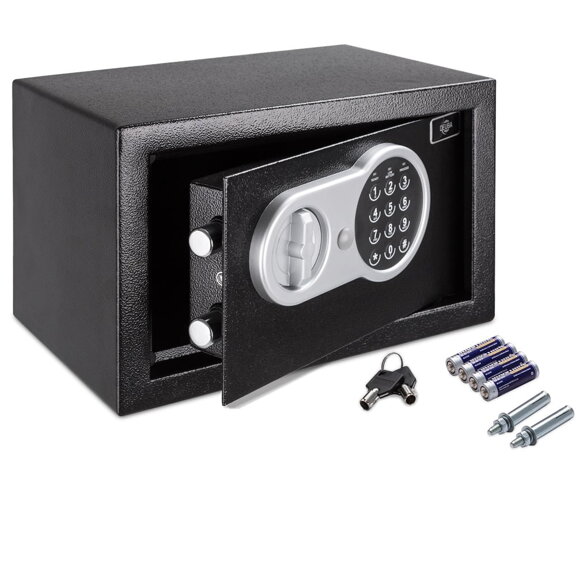 Elektrický nábytkový trezor Safety čierny 31x20x20cm