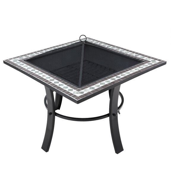 Ohnisko s mozaikou Runedak 76x76 cm