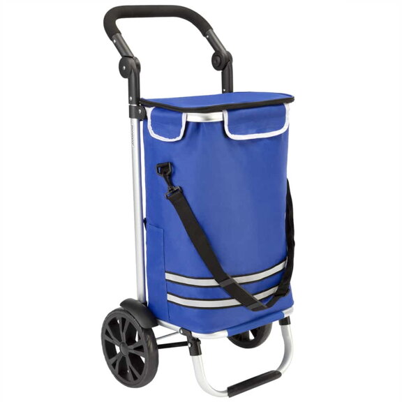 Nákupný vozík modrý 56L, do 50kg