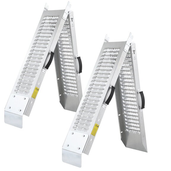 2-dielny set nájazdové rampy, sklápateľné - 400 kg