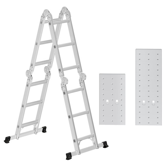 Teleskopický hliníkový rebrík 350 cm, polohovateľný