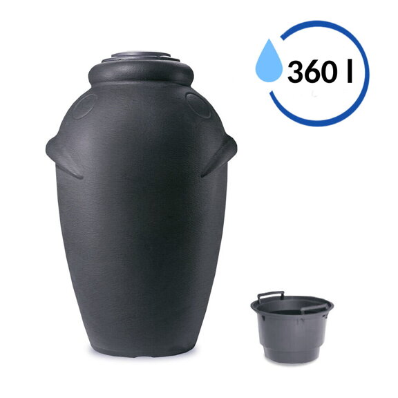 Sud na dažďovú vodu AQUACAN 360 l antracit