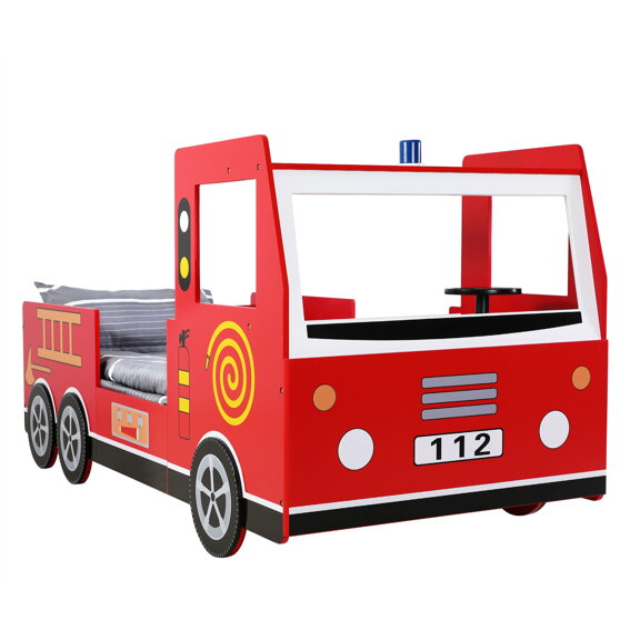 Detská posteľ - hasičské auto 200 x 90 cm