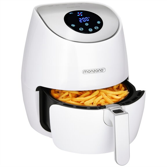 Teplovzdušná fritéza biela 9 v 1 s dotykovým displejom 1485 W 3,6 l JR03