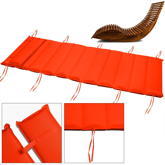 Detex® - elastická podložka na ležadlo do sauny - 7cm hrubá, oranžová