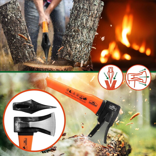 Sekera a štiepačka 2 ks