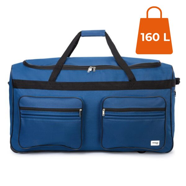 Cestovná taška na kolieskach JOY 160l, modrá