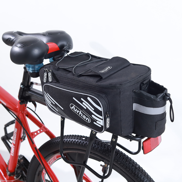 Taška na bicykel BIKER, 13l, 35x23x15cm, čierna