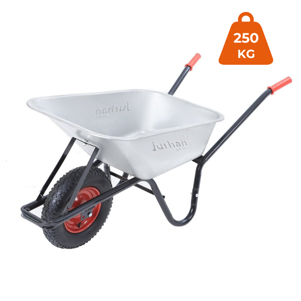 Fúrik BARRY pozinkovaný, max. kapacita 100l/250kg, strieborná/čierna