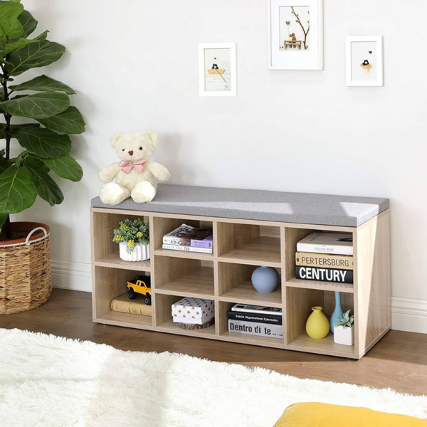 Botník s čalúnenou lavicou GABI