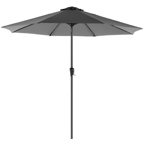Slnečník POSITANO, Ø300cm, šedá