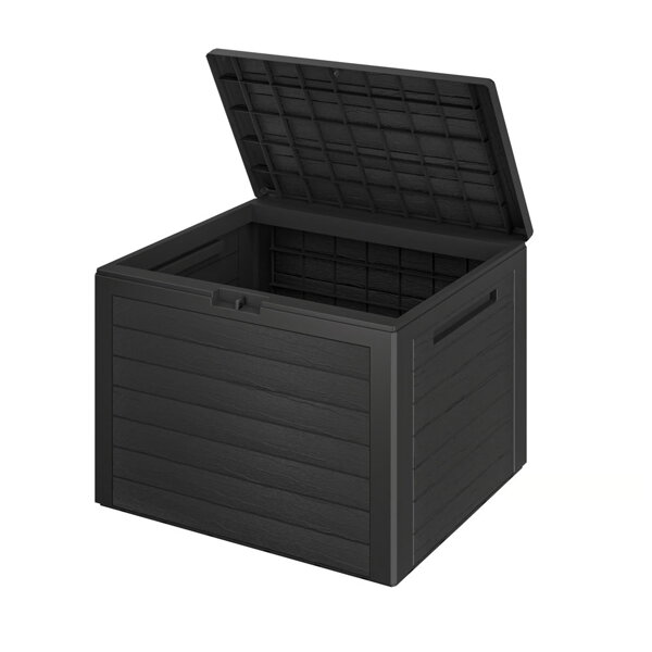 Úložný box WOODEBOX - 190L, 78x44x55cm, antracitová