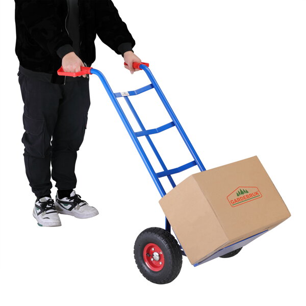 Sklápacia rudla CART s nafukovacími pneumatikami, 200 kg nosnosť